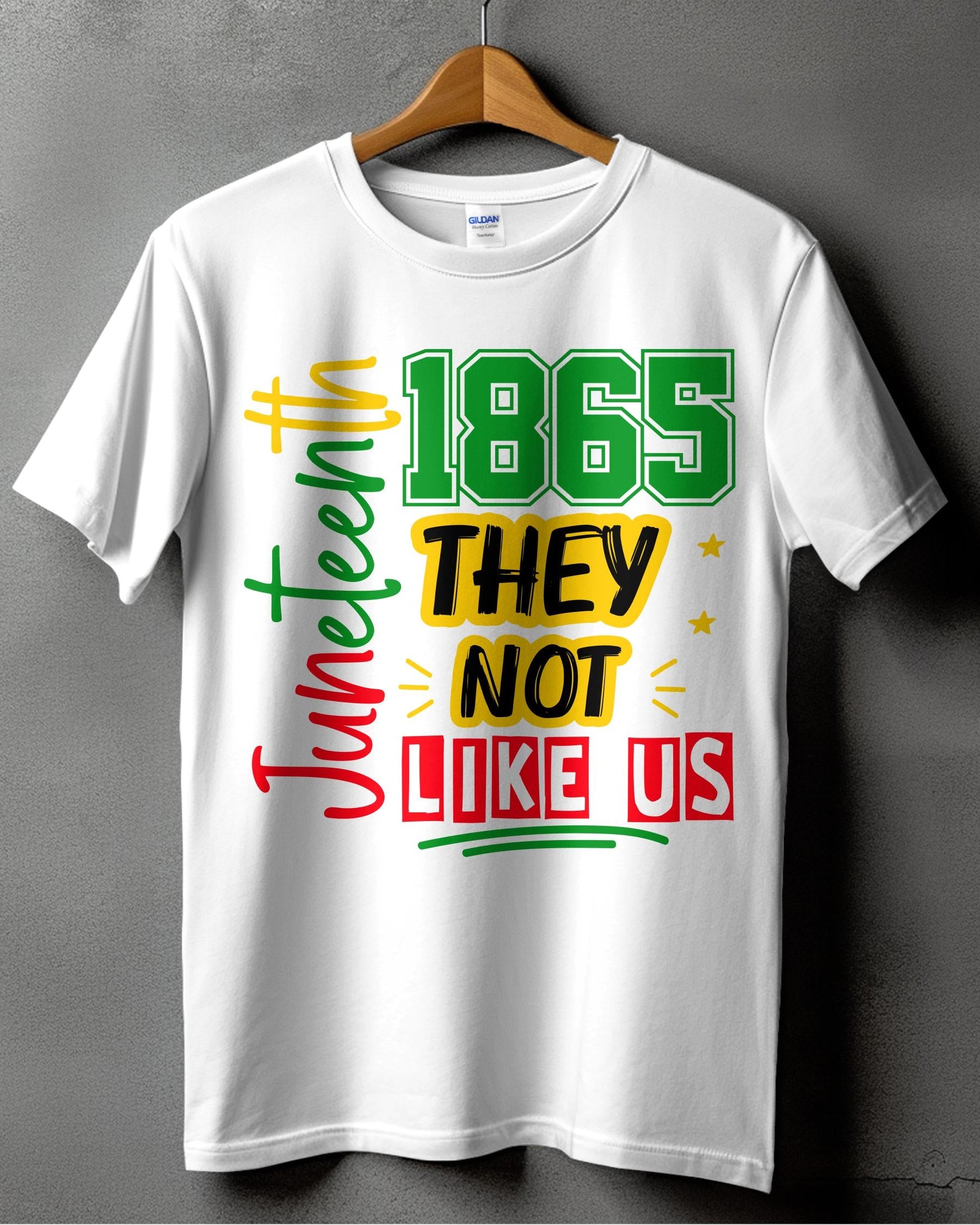They Not Like Us Juneteenth 1865 T-shirt