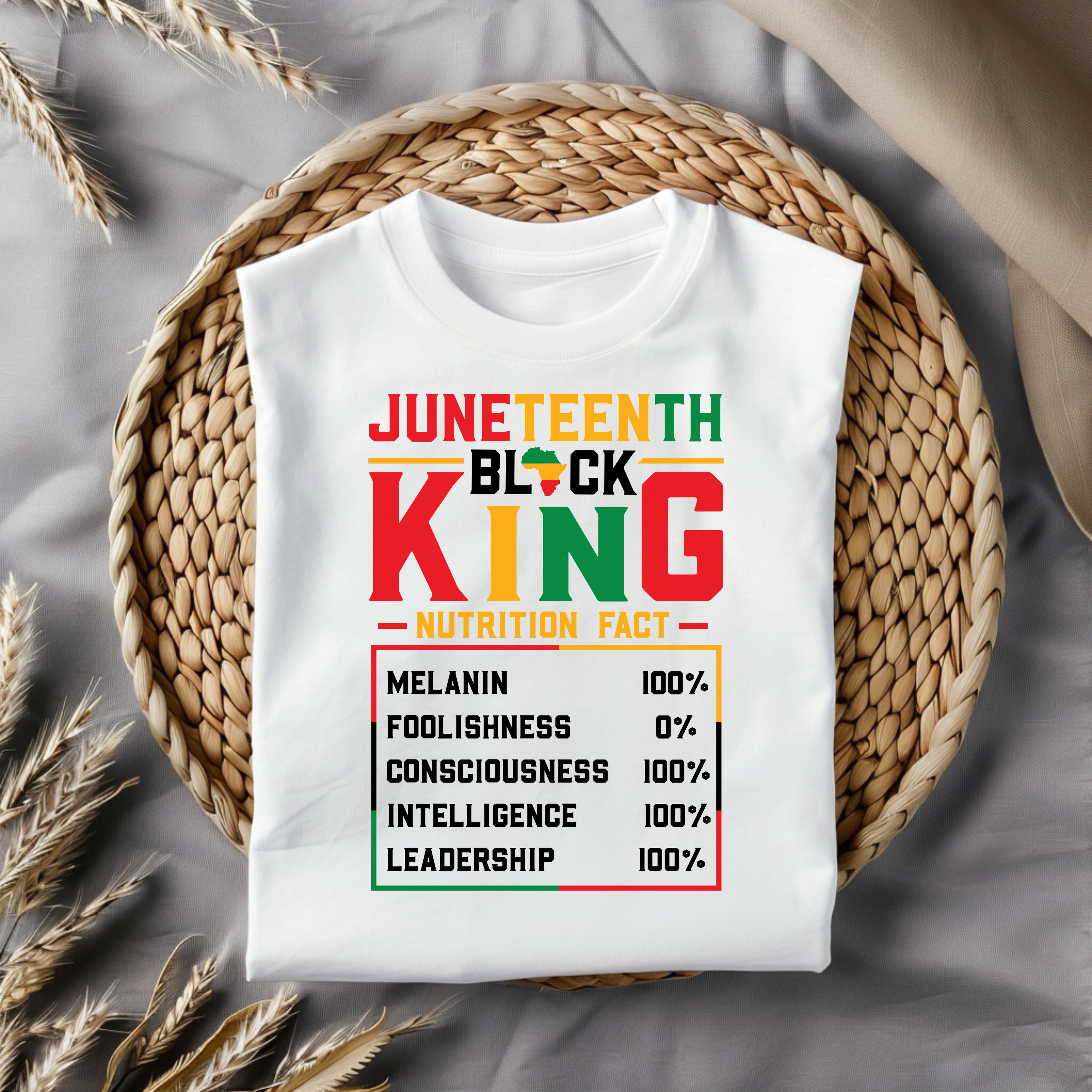 Juneteenth Black King, T-Shirt