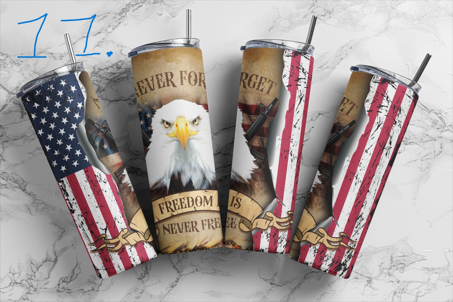 United States theme 20oz Tumblers
