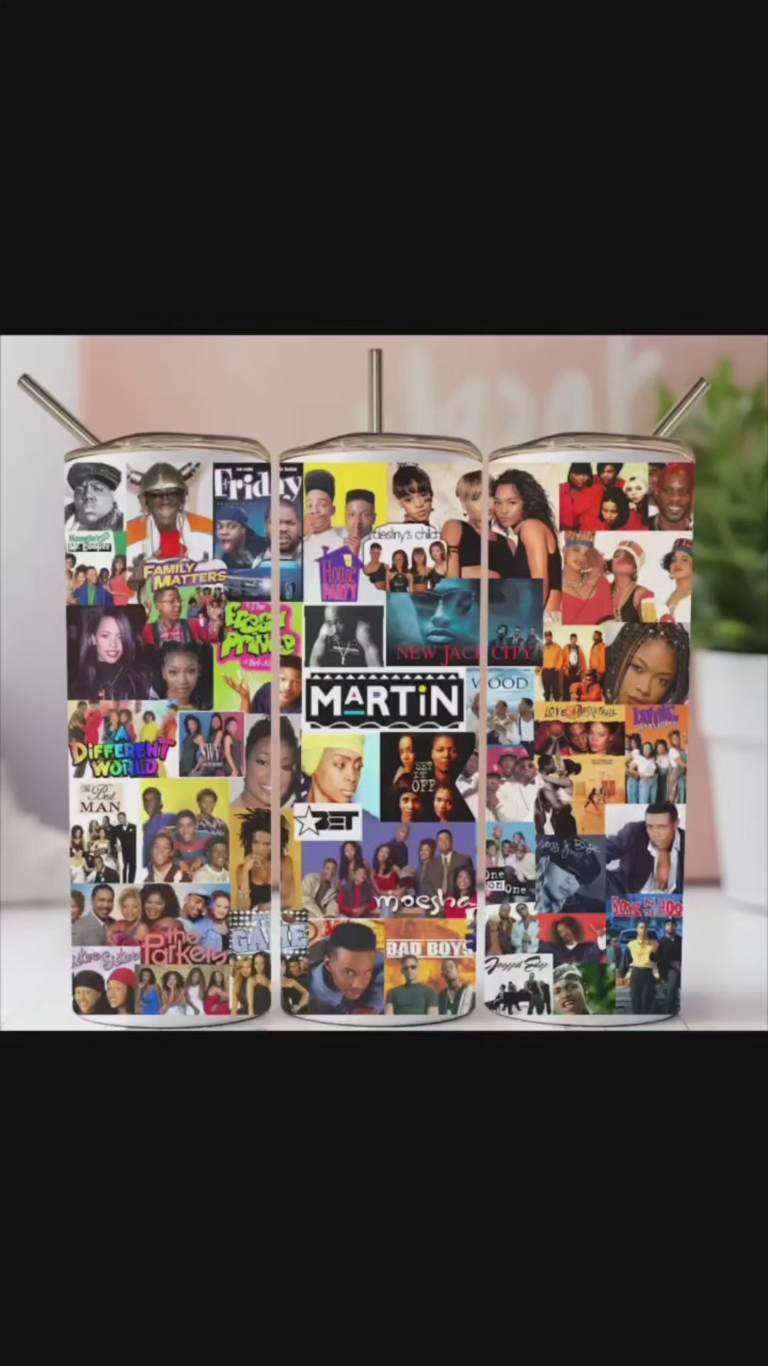 90's Black TV Shows 20oz Tumbler