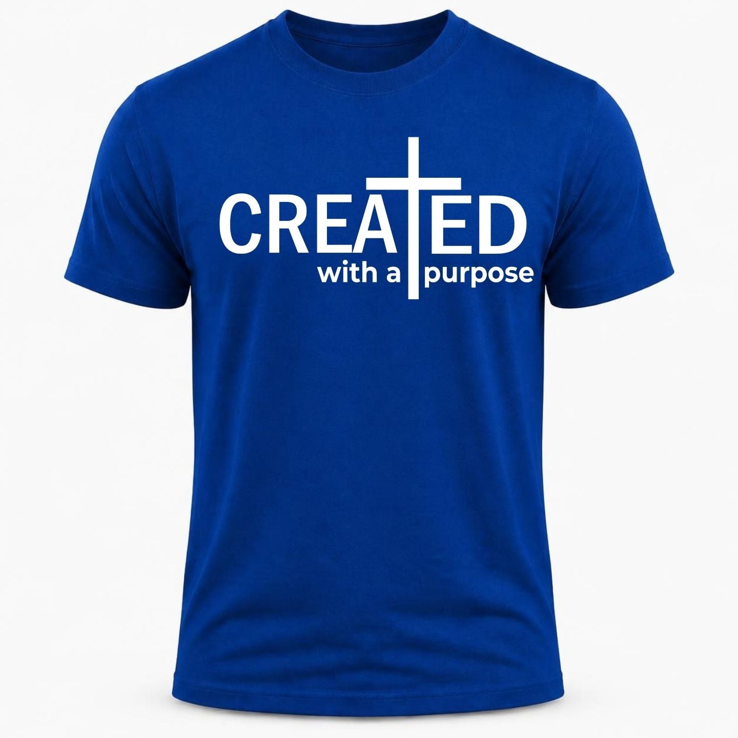 CREATED WITH A PUROSE/ T-shirt and Hat