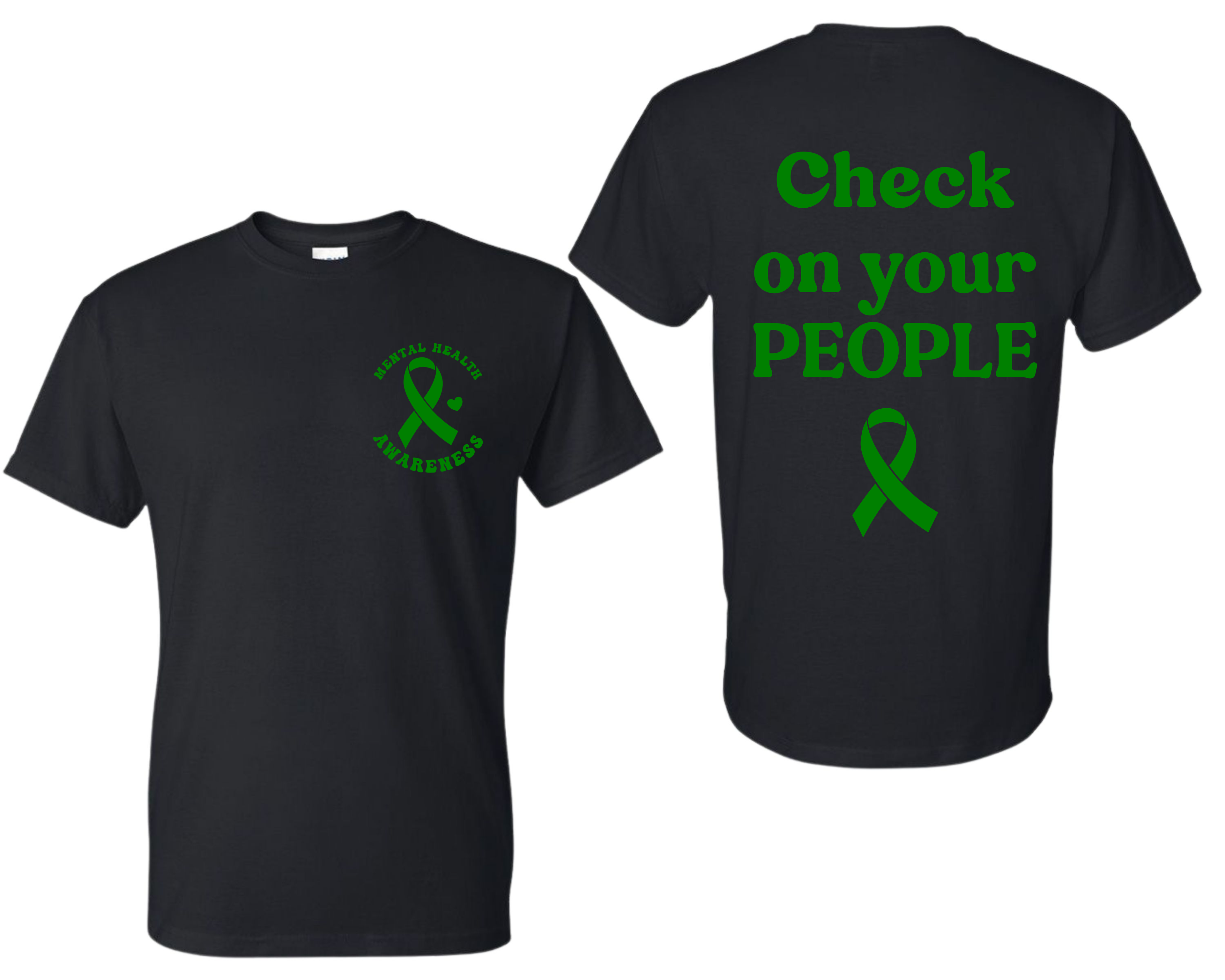 Mental Health Awareness Check On Your People Shirt