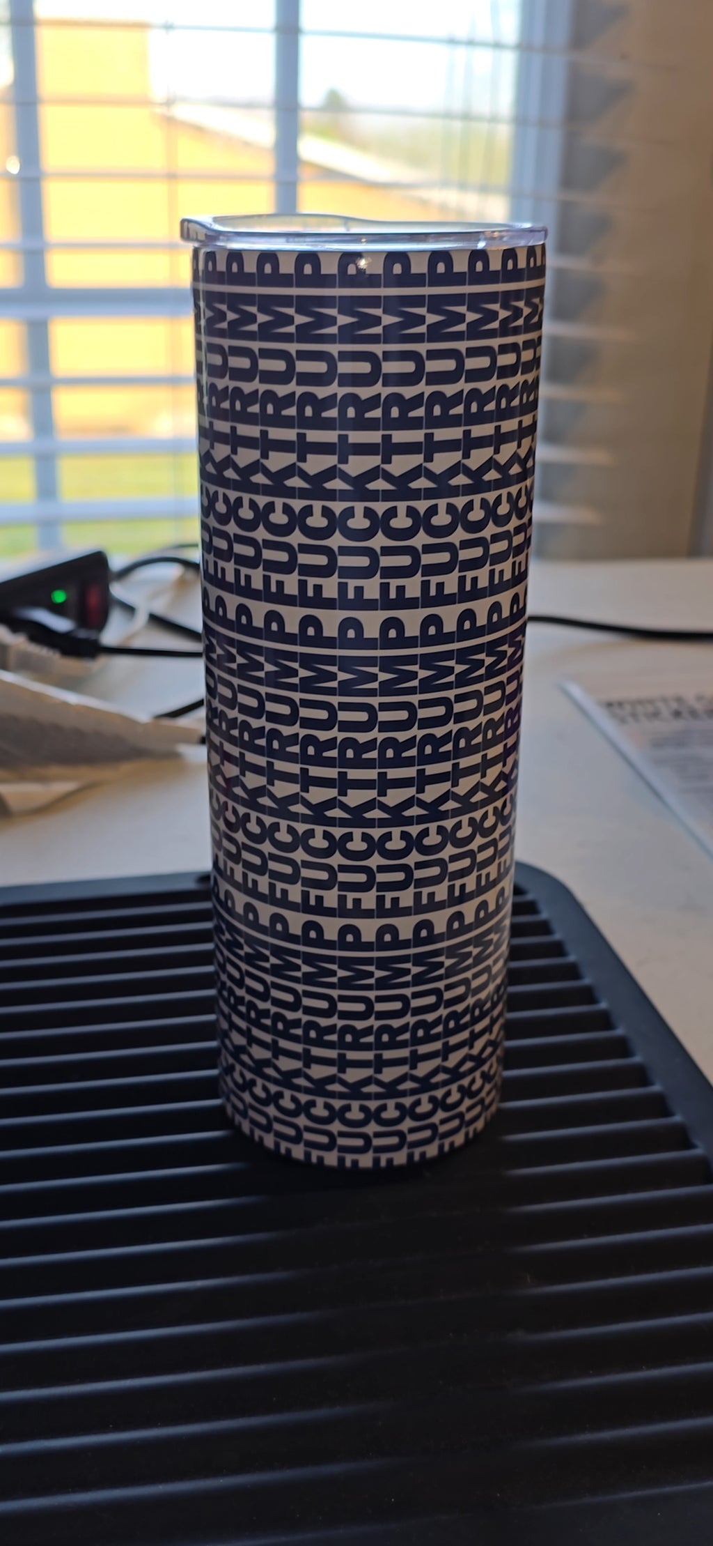 No King, F-Trump 20oz Tumbler