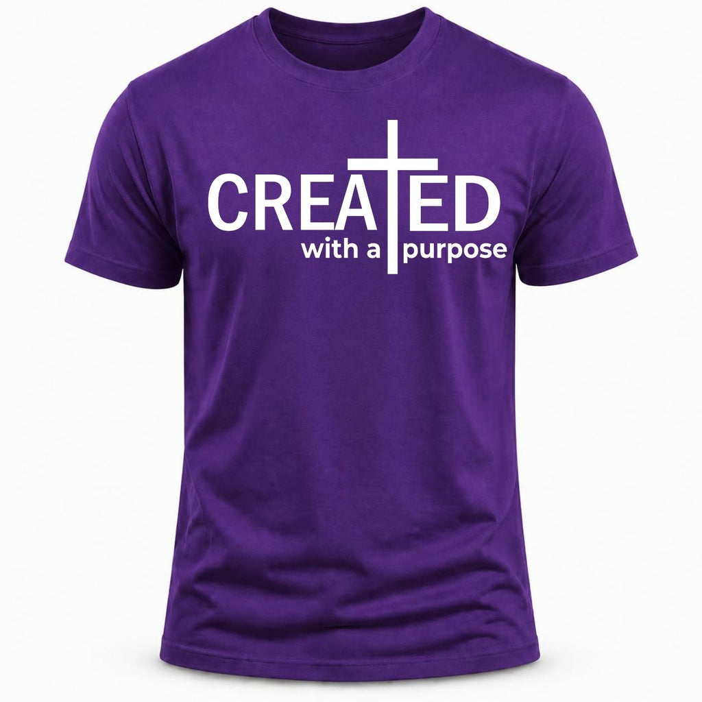 CREATED WITH A PUROSE/ T-shirt and Hat