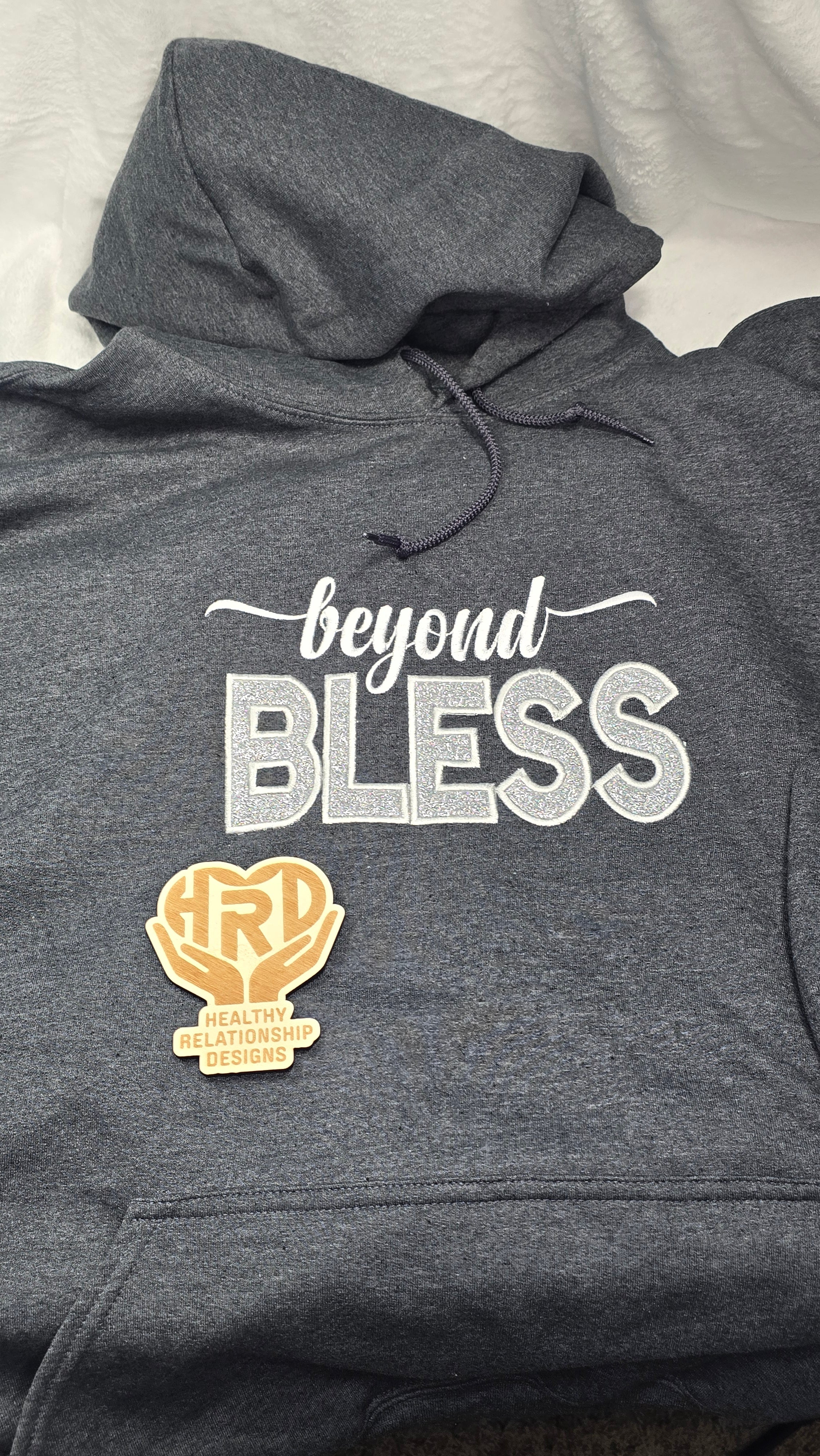 "Beyond BLESS" Embroidery custom Sweatshirt and Hoodie