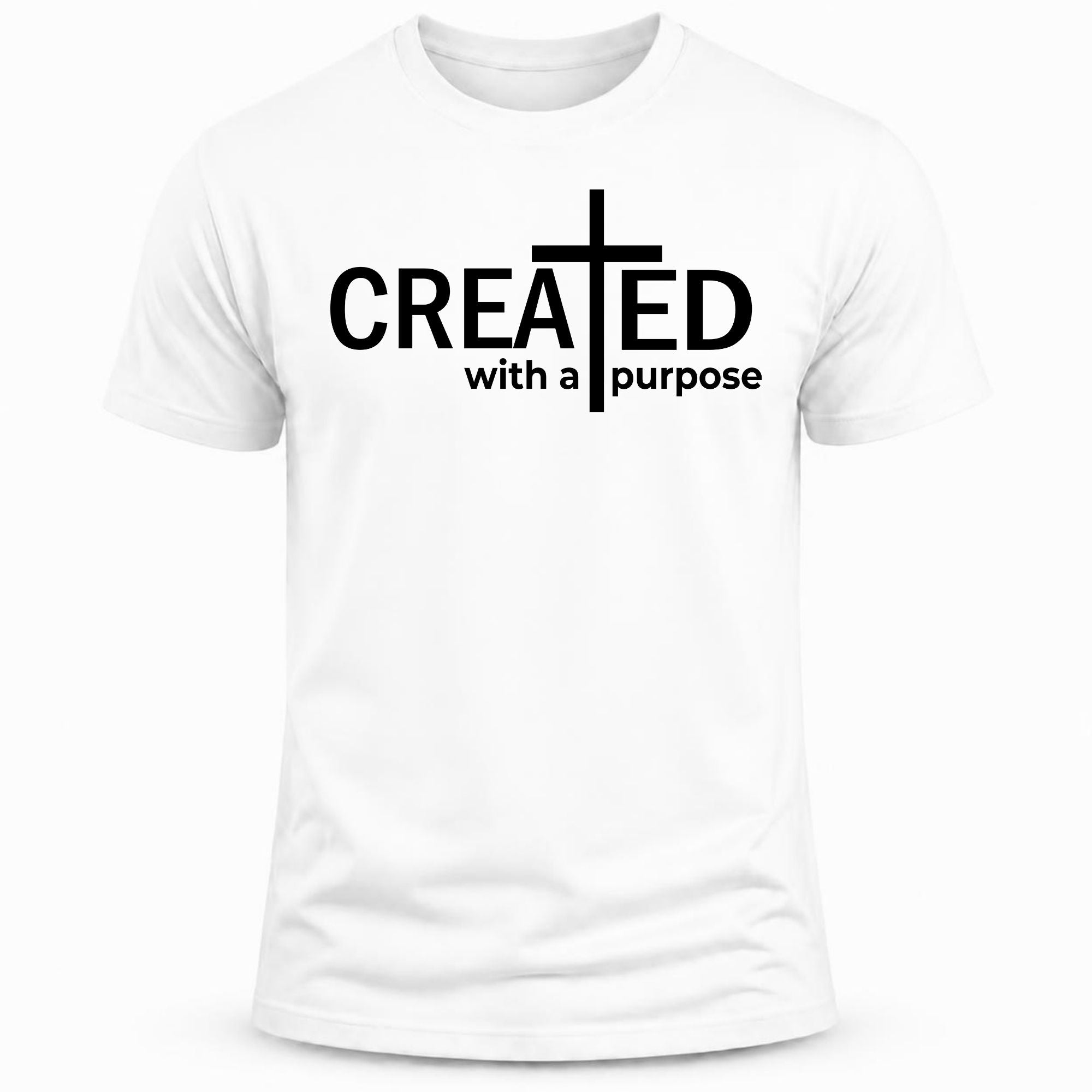 CREATED WITH A PUROSE/ T-shirt and Hat