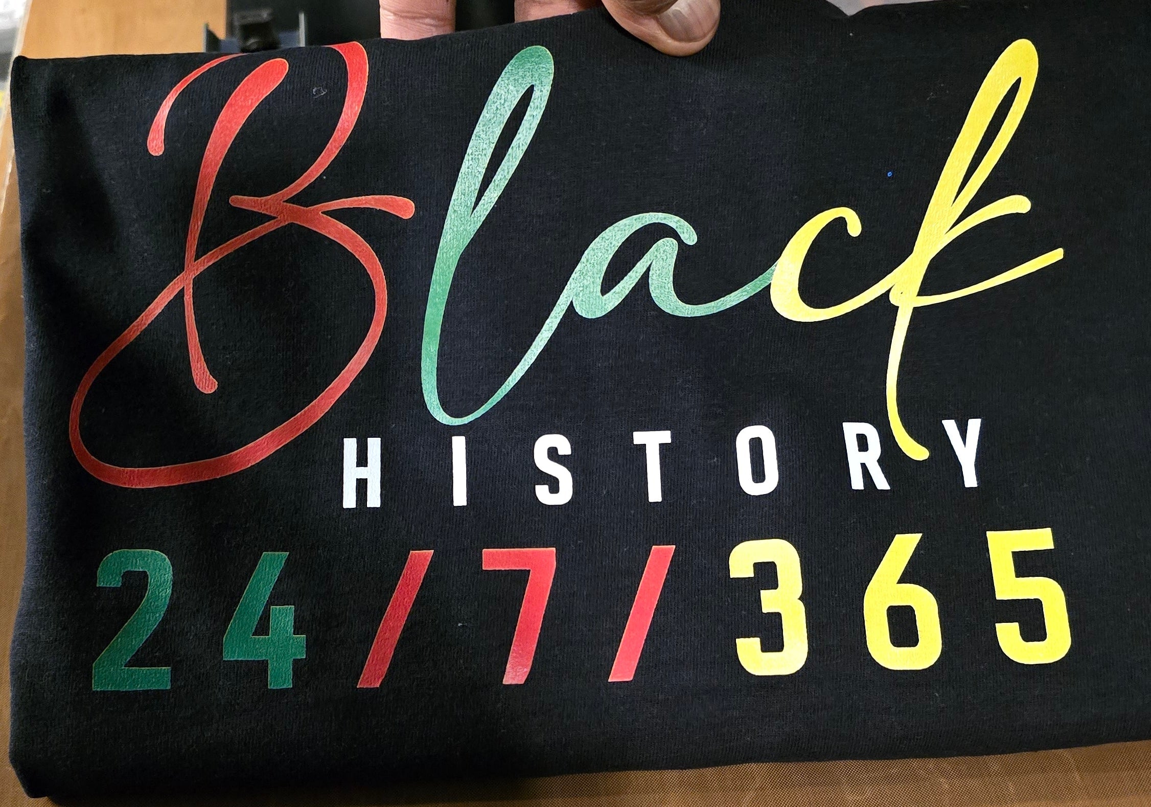 24/7/365 Black History Shirt Collection