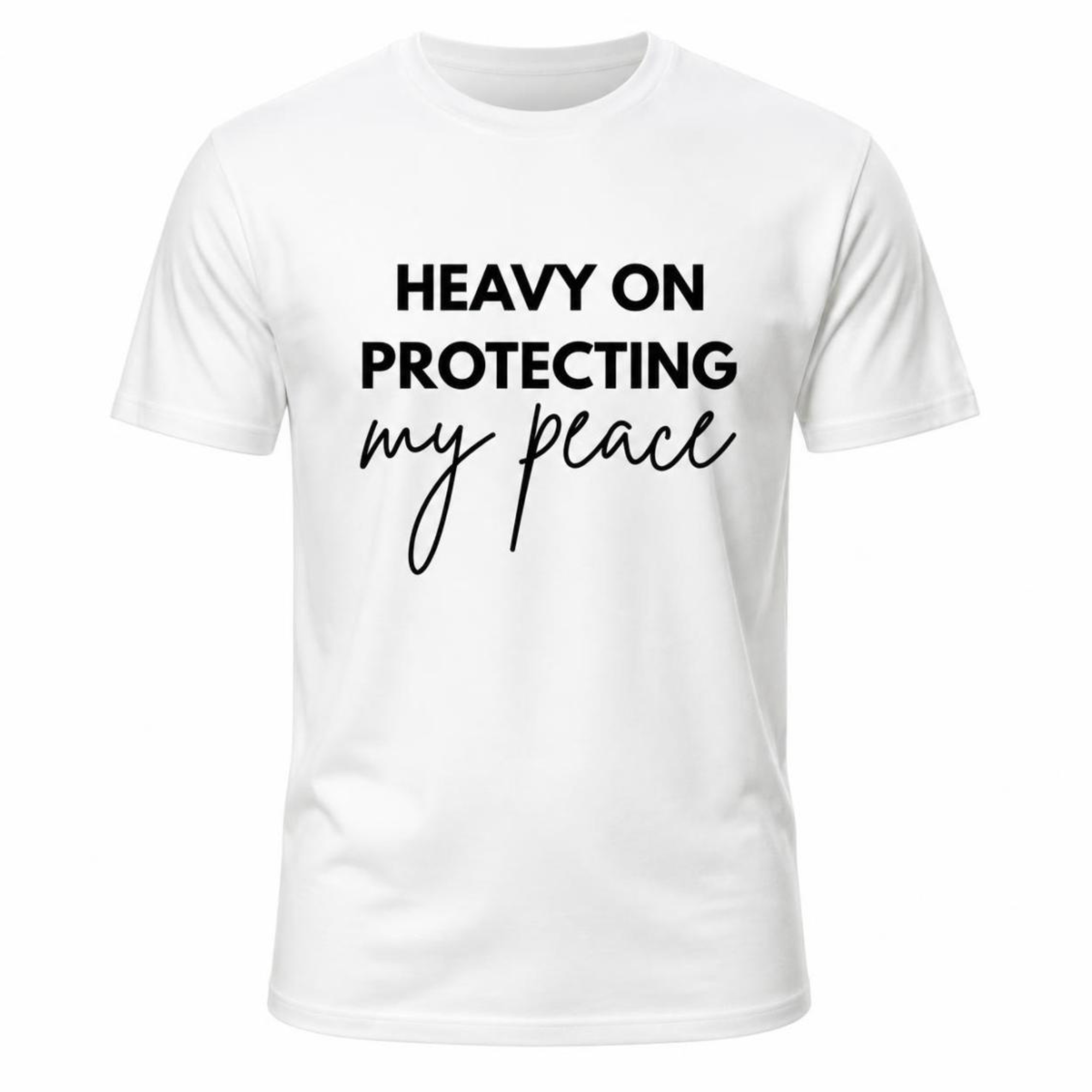 HEAVY ON PROTECTING MY PEACE/ T-shirt collection