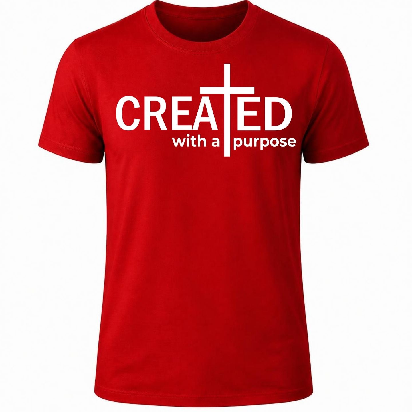 CREATED WITH A PUROSE/ T-shirt and Hat