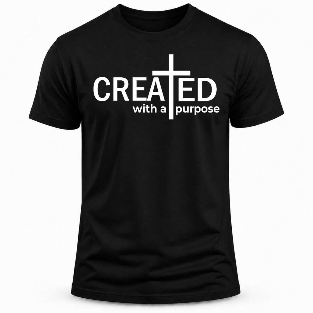 CREATED WITH A PUROSE/ T-shirt and Hat