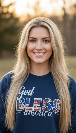 God Bless America Embroidery Applique collections