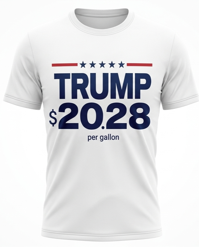 Trump $20.28 per gallon shirt