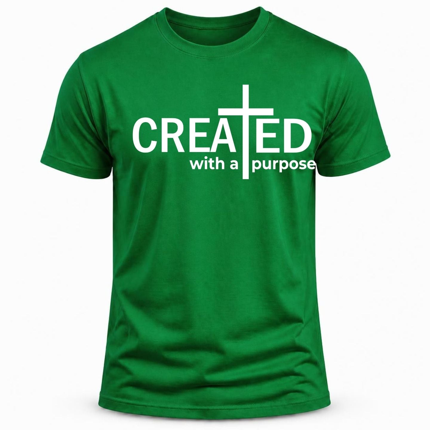 CREATED WITH A PUROSE/ T-shirt and Hat