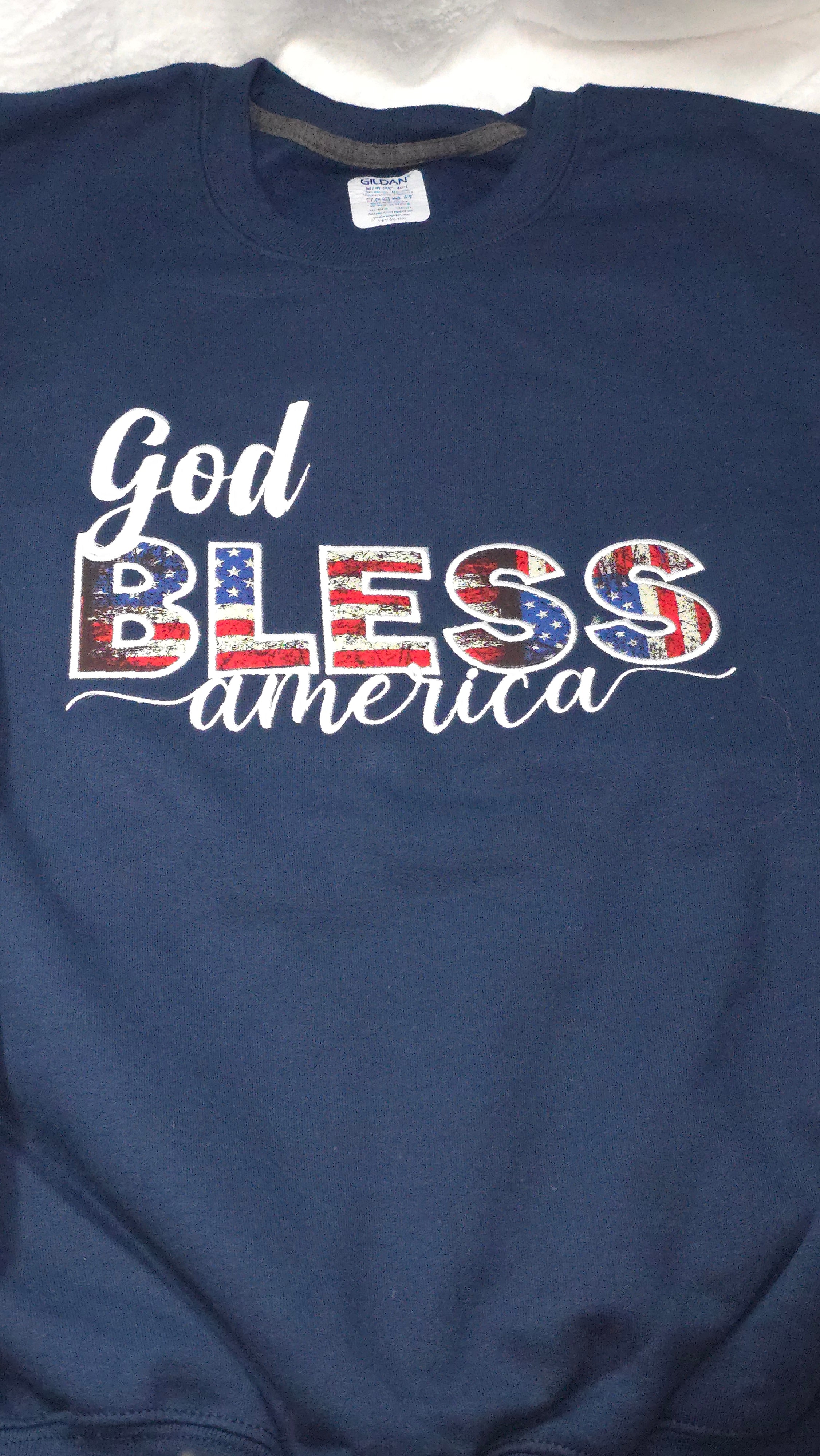 God Bless America Embroidery Applique collections